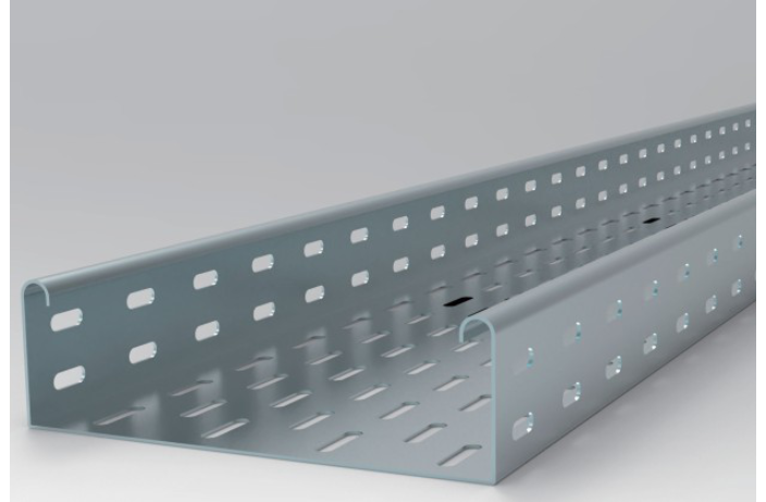 Perforated cable trays