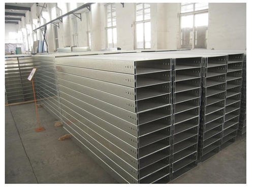 Hot-dipped zinc cable trays